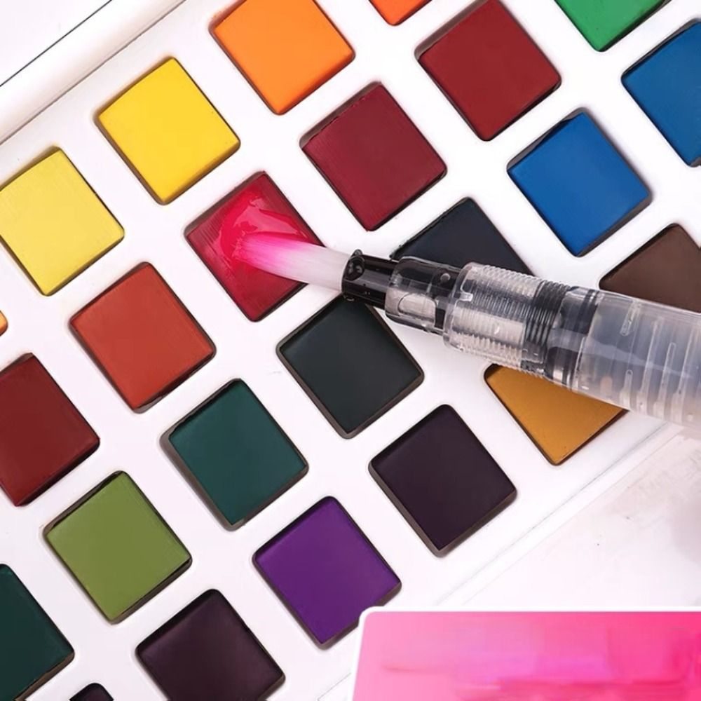 Набор акварельных красок в скл – обзор и цена Watercolor Paint Set Solid Pigment