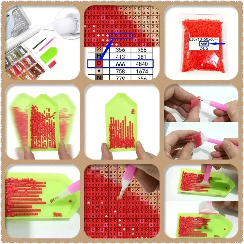 1 шт. безрамная 5D алмазная мо – обзор и цена Painting Supplies